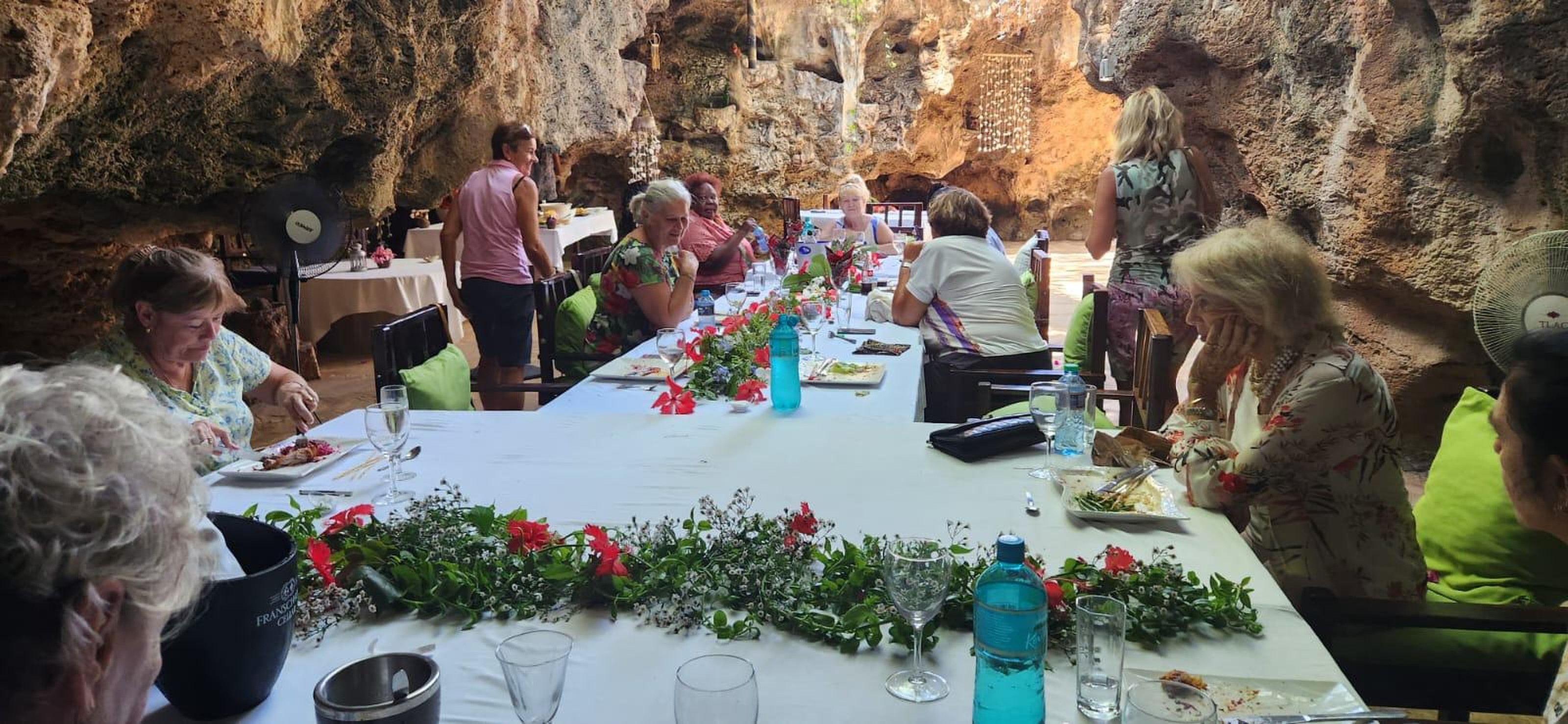 Lunch in the cave